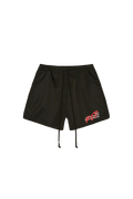 NYLON SUEDE TRACK SHORTS - NYLON SUEDE TRACK SHORTS - ROSE IN GOOD FAITH