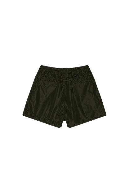 NYLON SUEDE TRACK SHORTS - NYLON SUEDE TRACK SHORTS - ROSE IN GOOD FAITH