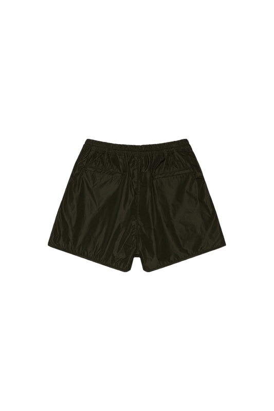 NYLON SUEDE TRACK SHORTS - NYLON SUEDE TRACK SHORTS - ROSE IN GOOD FAITH