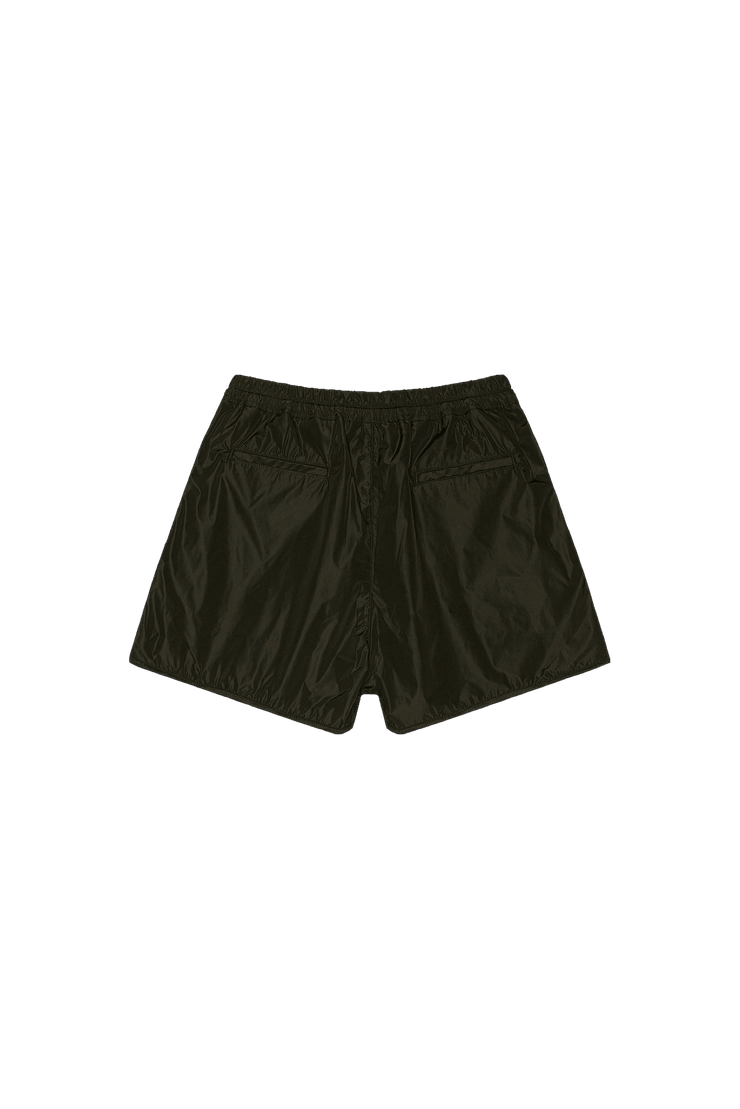 NYLON SUEDE TRACK SHORTS - NYLON SUEDE TRACK SHORTS - ROSE IN GOOD FAITH