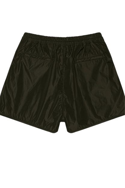 NYLON SUEDE TRACK SHORTS - NYLON SUEDE TRACK SHORTS - ROSE IN GOOD FAITH