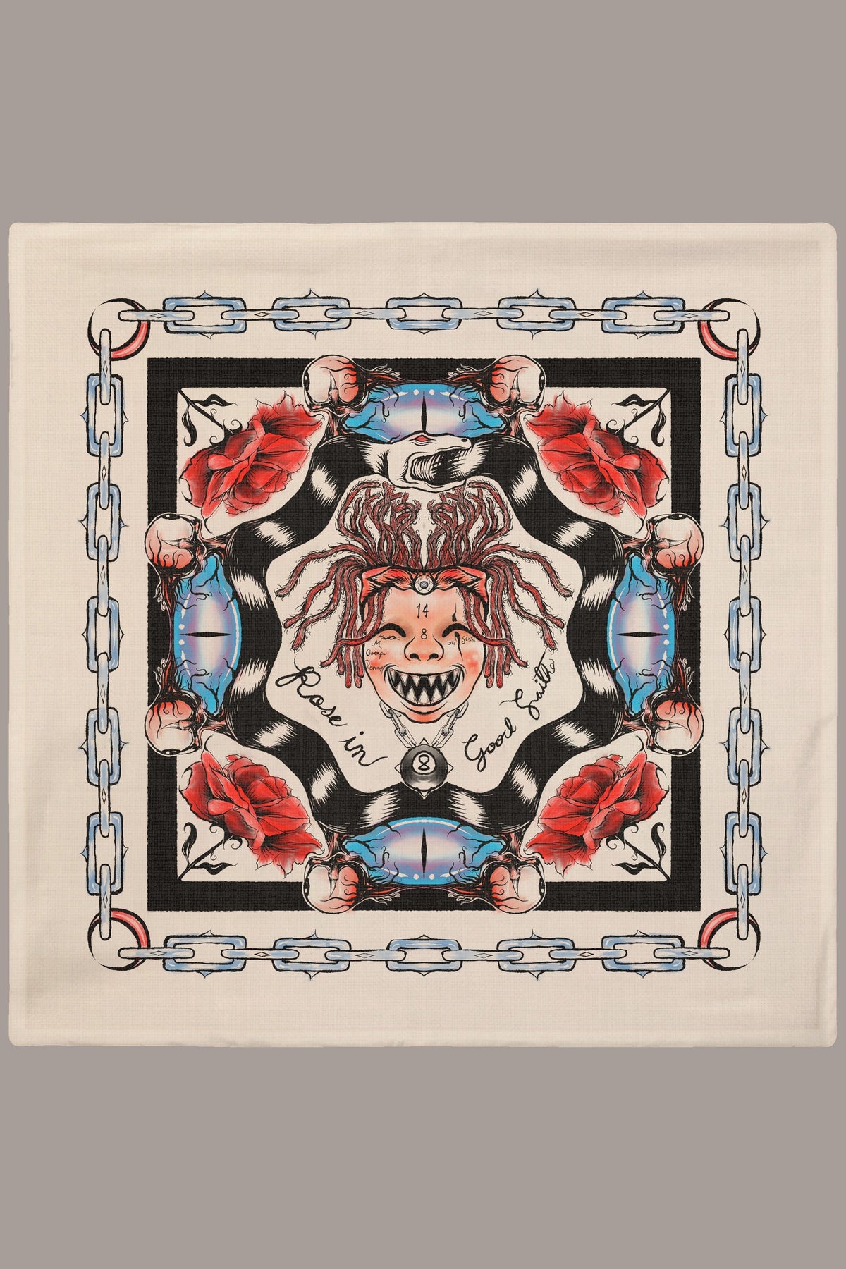 ORACLE BANDANNA - ORACLE BANDANNA - ROSE IN GOOD FAITH