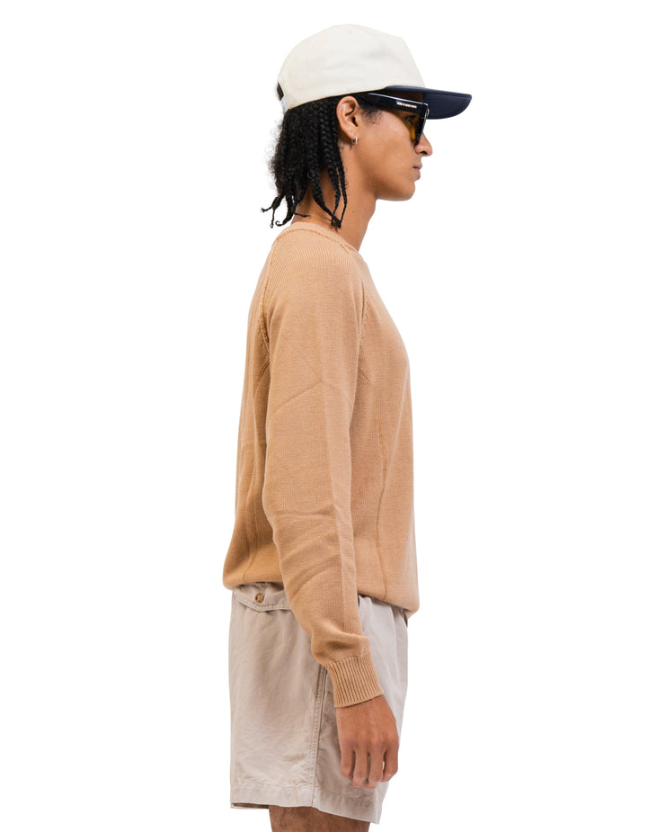 RUGBY KNIT SWEATER CAMEL - RUGBY KNIT SWEATER CAMEL - ROSE IN GOOD FAITH