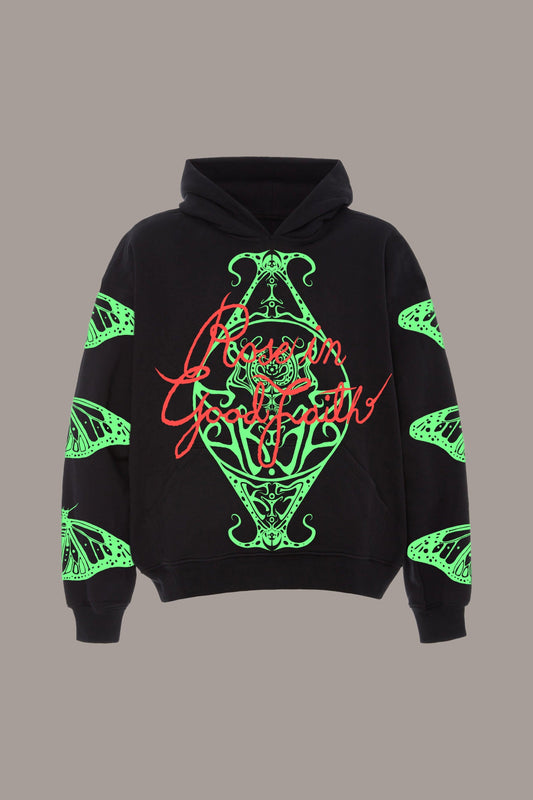 SËANCE HOODIE - SËANCE HOODIE - ROSE IN GOOD FAITH