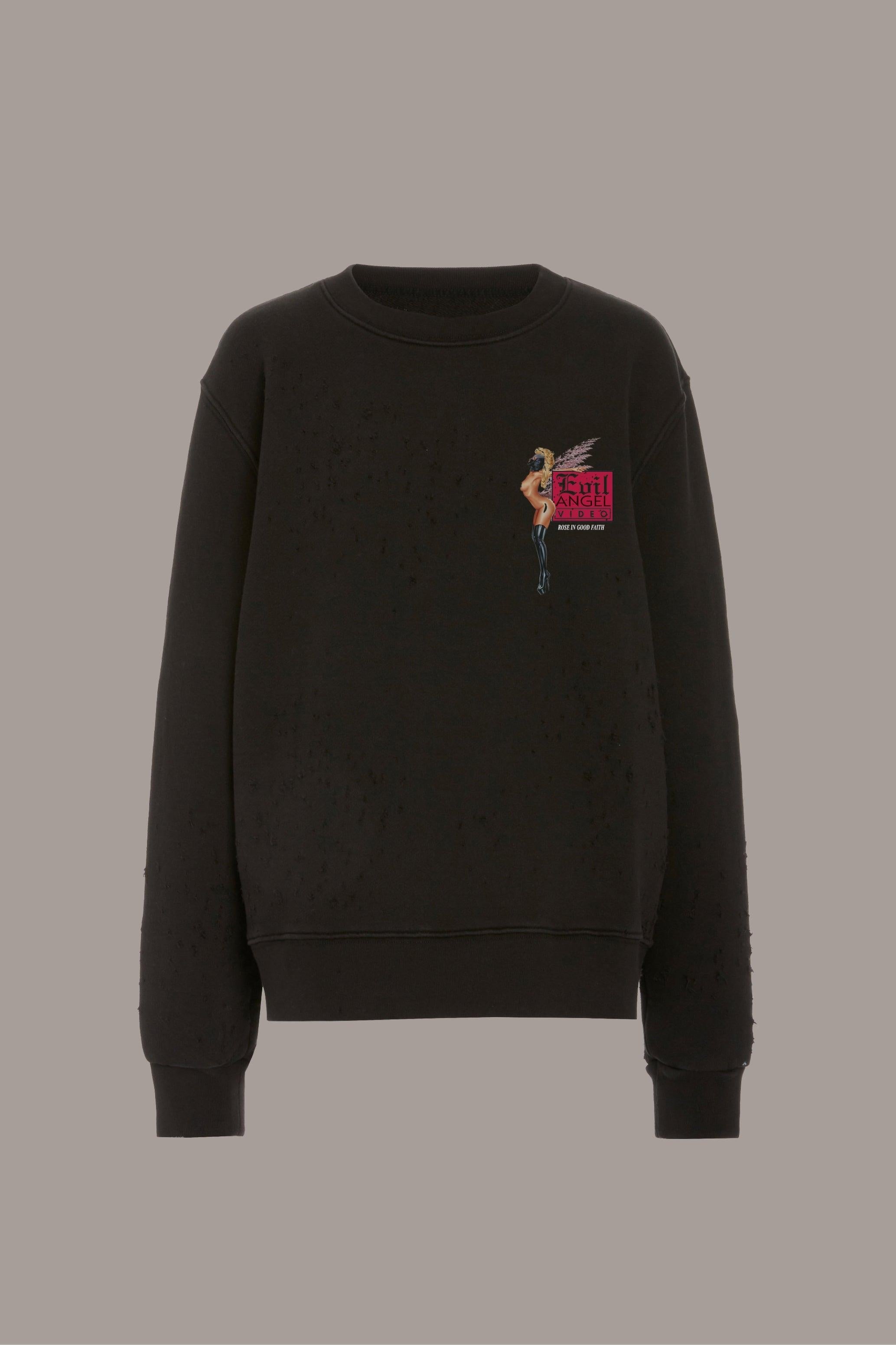 SHOTGUNNED CREWNECK - SHOTGUNNED CREWNECK - ROSE IN GOOD FAITH