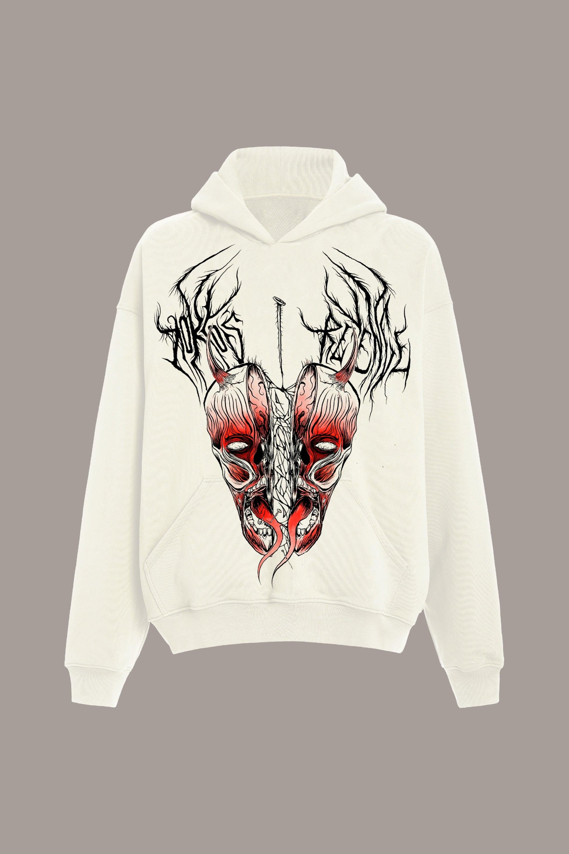 SPLIT PERSONALITY HOODIE - SPLIT PERSONALITY HOODIE - ROSE IN GOOD FAITH