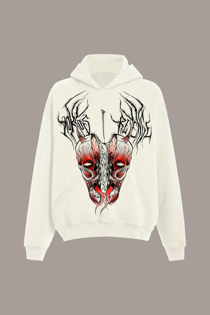 SPLIT PERSONALITY HOODIE - SPLIT PERSONALITY HOODIE - ROSE IN GOOD FAITH