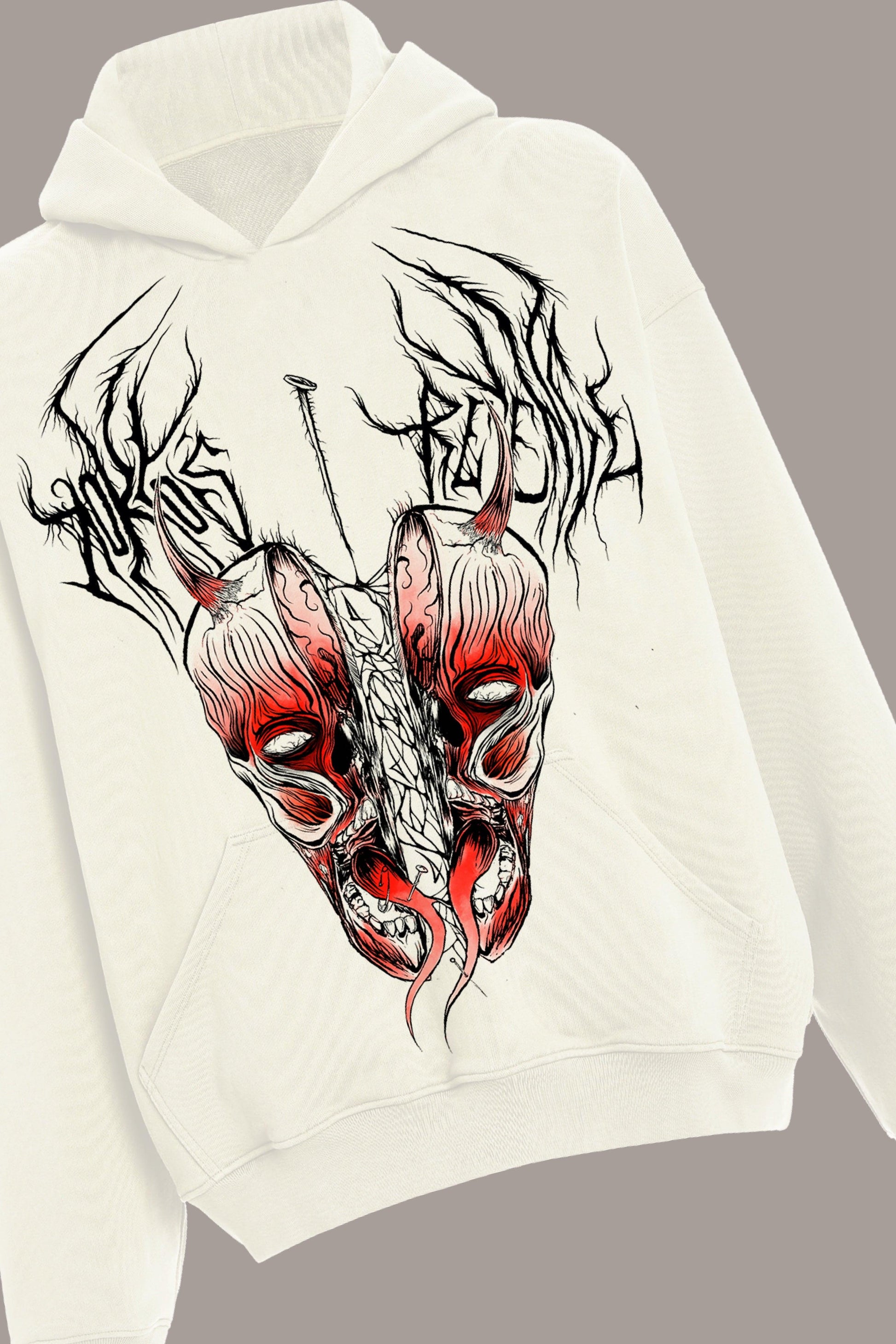 SPLIT PERSONALITY HOODIE - SPLIT PERSONALITY HOODIE - ROSE IN GOOD FAITH