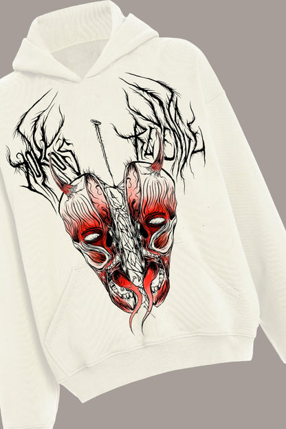 SPLIT PERSONALITY HOODIE - SPLIT PERSONALITY HOODIE - ROSE IN GOOD FAITH