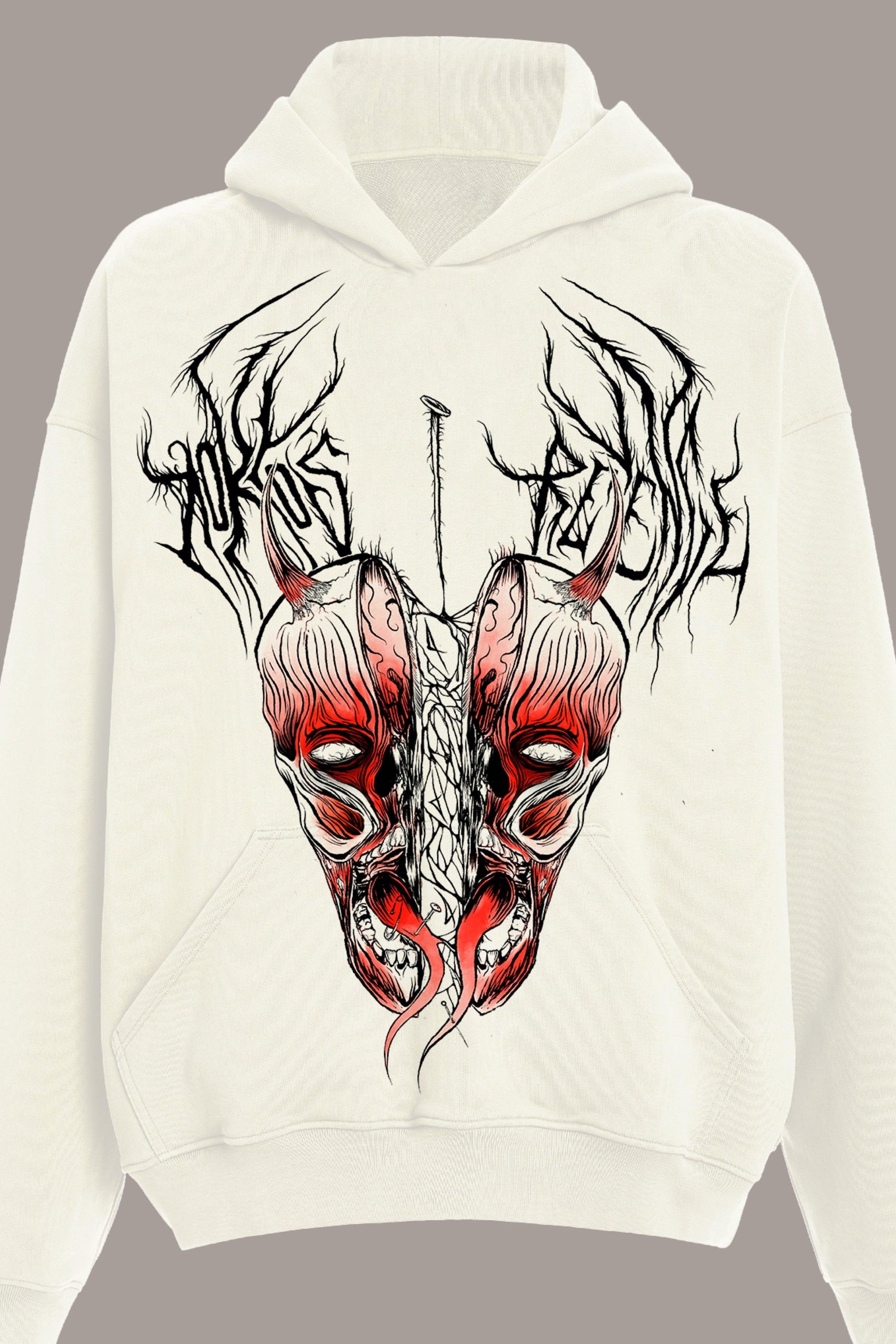 SPLIT PERSONALITY HOODIE - SPLIT PERSONALITY HOODIE - ROSE IN GOOD FAITH
