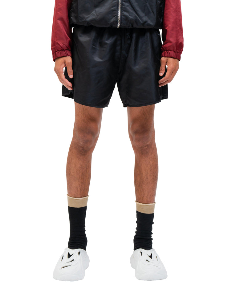 SUEDE LINED NYLON SHORTS - SUEDE LINED NYLON SHORTS - ROSE IN GOOD FAITH