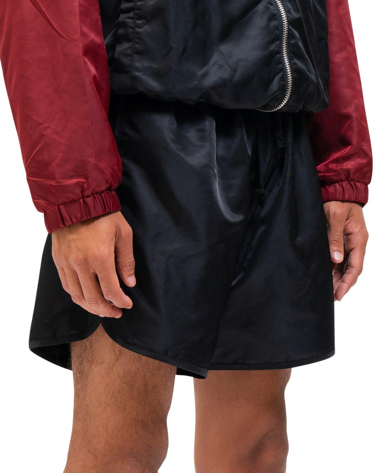SUEDE LINED NYLON SHORTS - SUEDE LINED NYLON SHORTS - ROSE IN GOOD FAITH