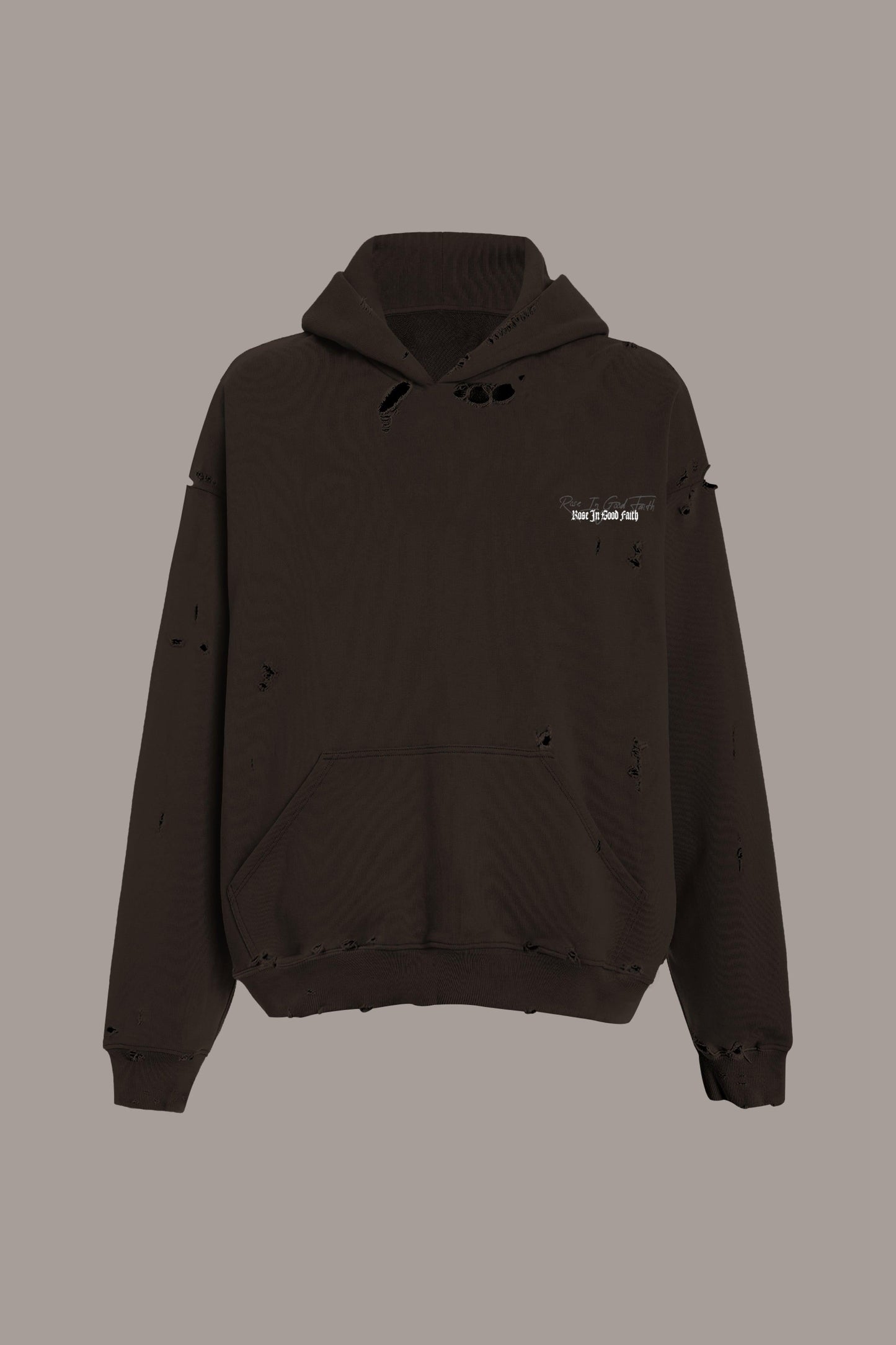 THRASHER HOODIE - THRASHER HOODIE - ROSE IN GOOD FAITH