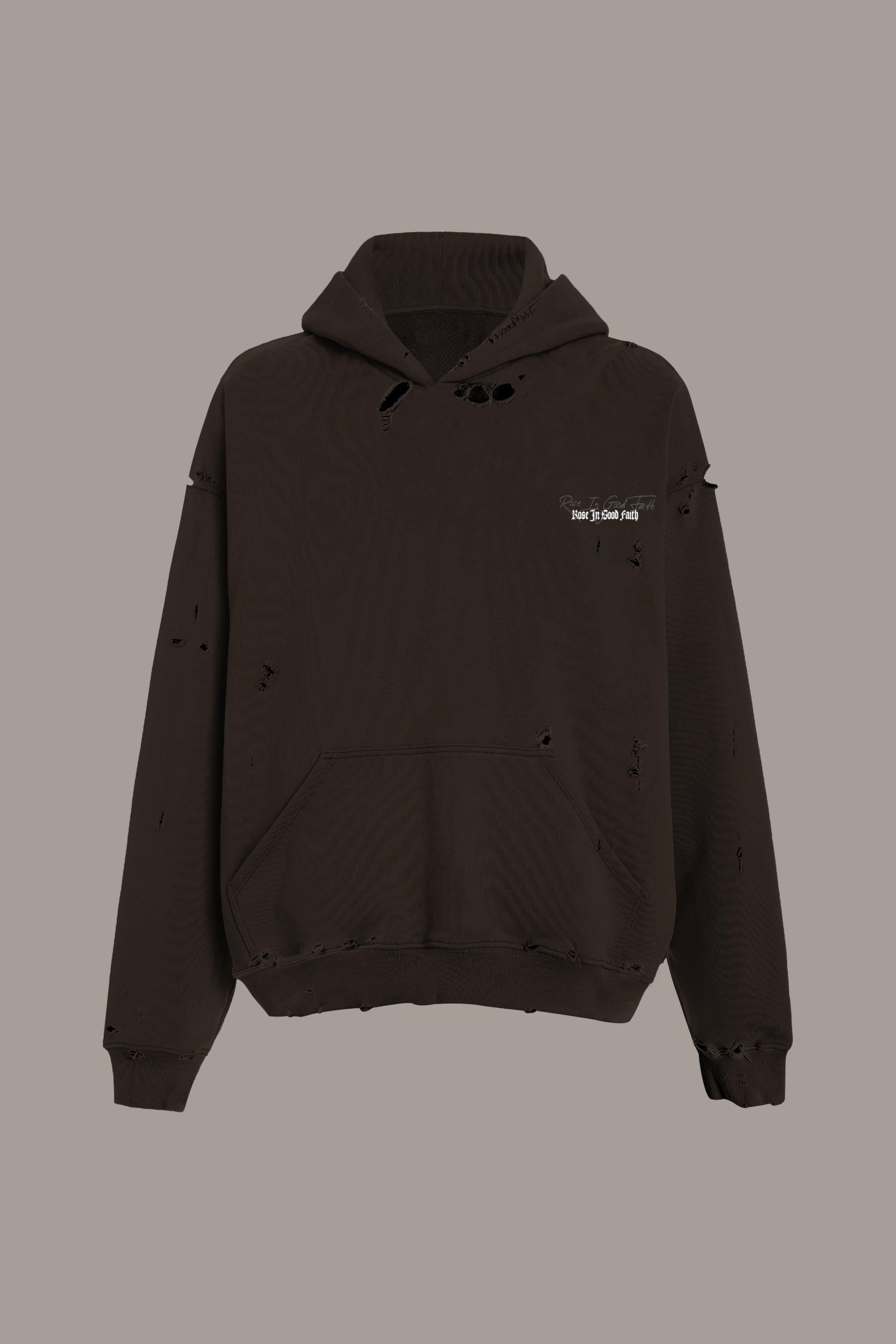 THRASHER HOODIE - THRASHER HOODIE - ROSE IN GOOD FAITH