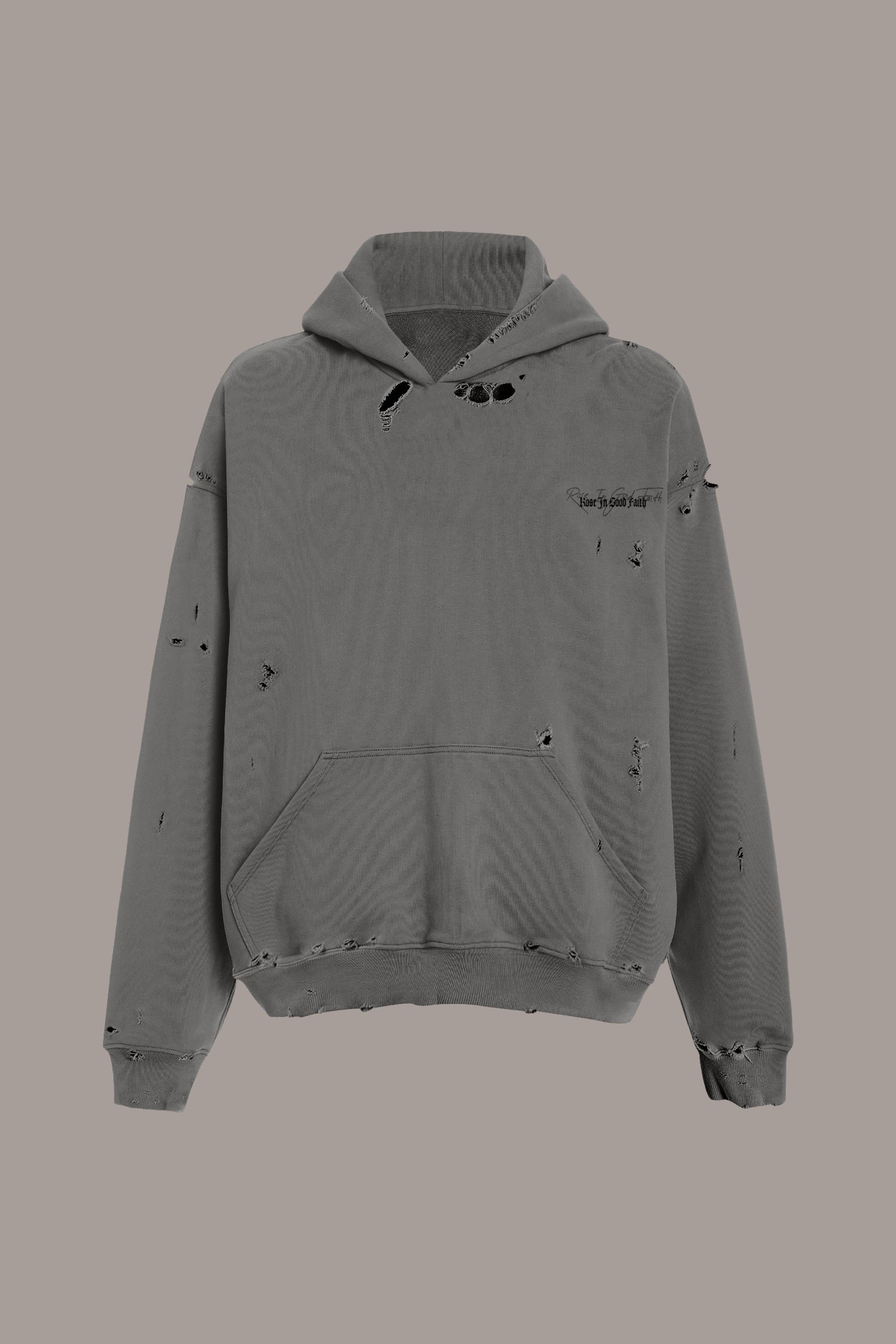 THRASHER HOODIE - THRASHER HOODIE - ROSE IN GOOD FAITH