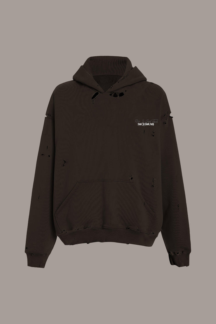 THRASHER HOODIE - THRASHER HOODIE - ROSE IN GOOD FAITH