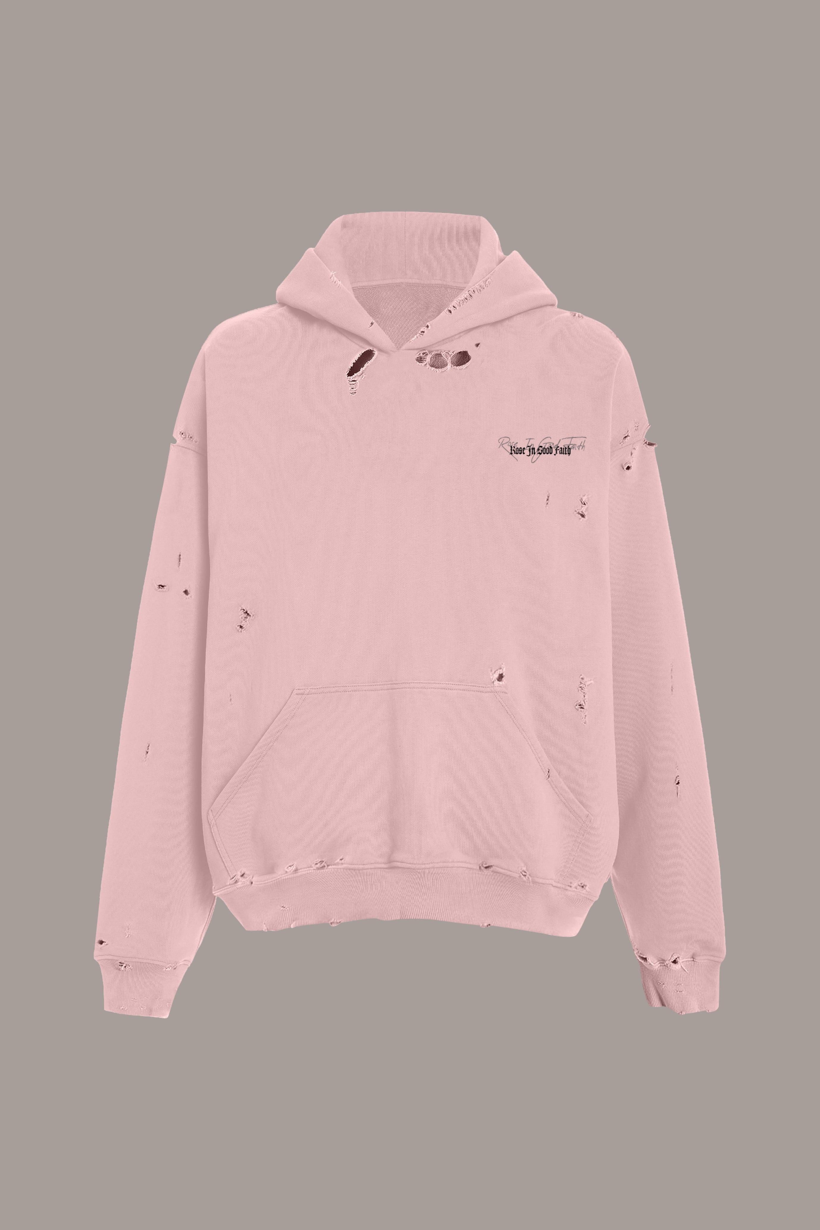 THRASHER HOODIE - THRASHER HOODIE - ROSE IN GOOD FAITH