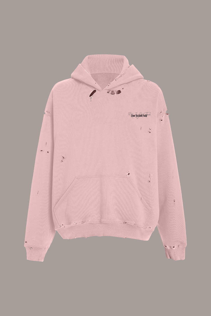 THRASHER HOODIE - THRASHER HOODIE - ROSE IN GOOD FAITH
