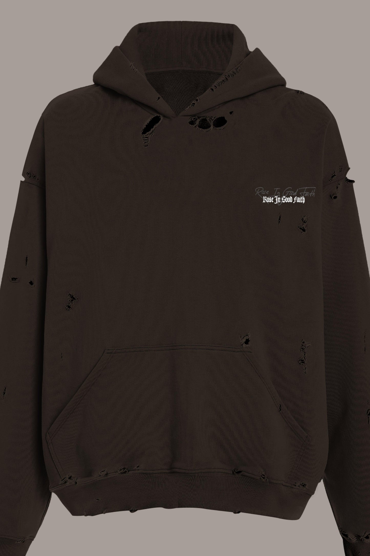 THRASHER HOODIE - THRASHER HOODIE - ROSE IN GOOD FAITH