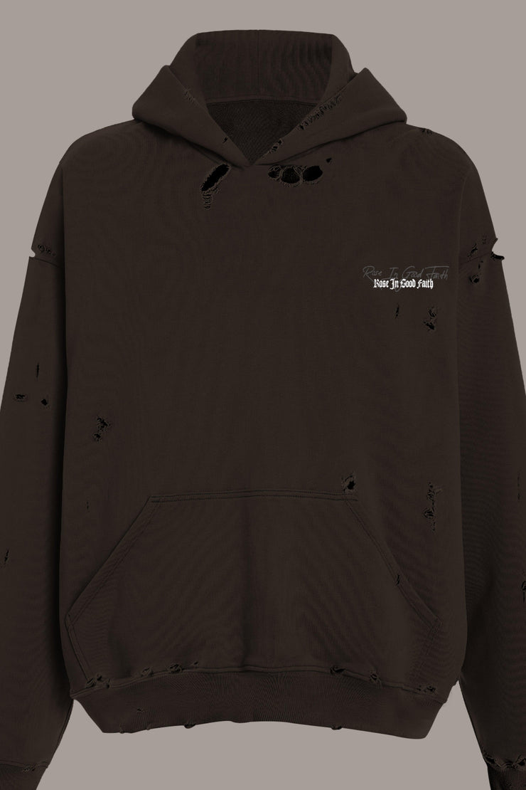 THRASHER HOODIE - THRASHER HOODIE - ROSE IN GOOD FAITH