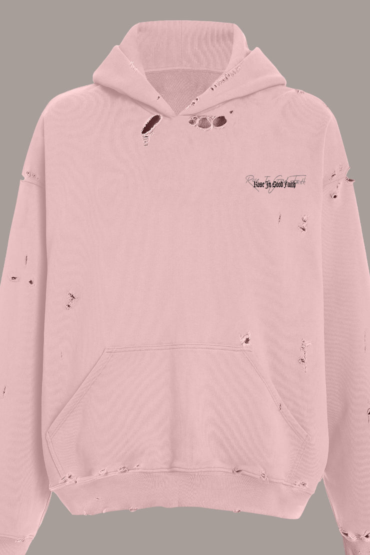 THRASHER HOODIE - THRASHER HOODIE - ROSE IN GOOD FAITH