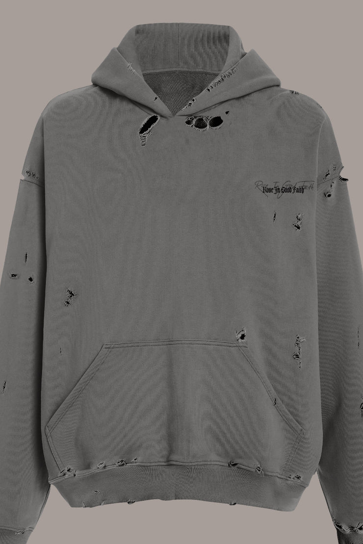 THRASHER HOODIE - THRASHER HOODIE - ROSE IN GOOD FAITH