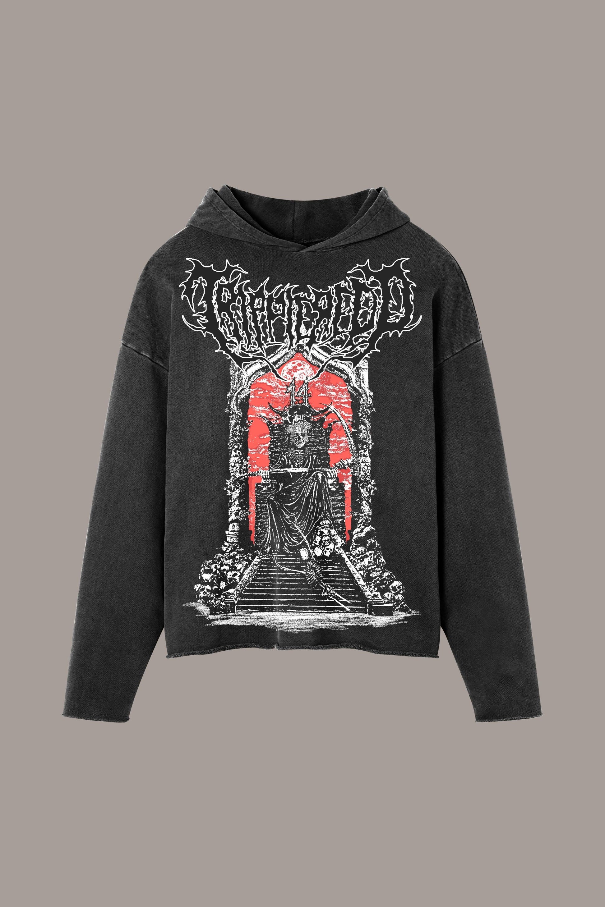 THRONE HOODIE - THRONE HOODIE - ROSE IN GOOD FAITH