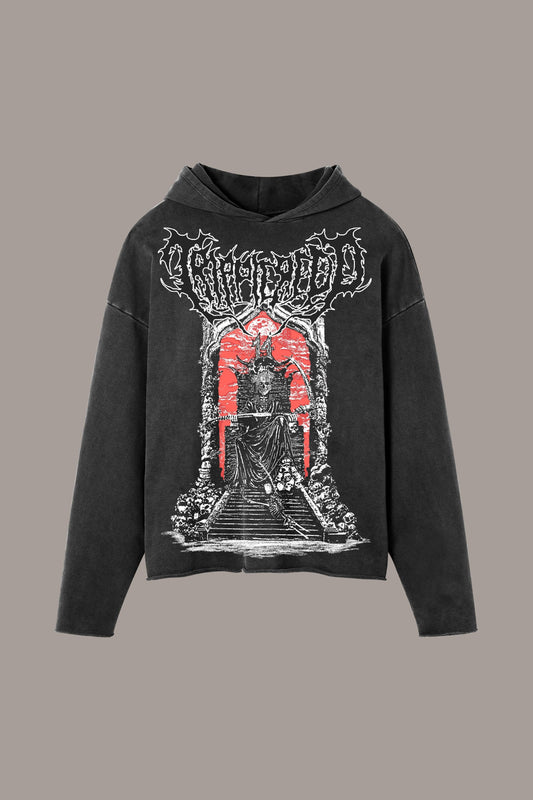 THRONE HOODIE - THRONE HOODIE - ROSE IN GOOD FAITH