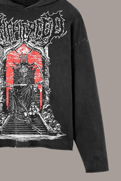 THRONE HOODIE - THRONE HOODIE - ROSE IN GOOD FAITH