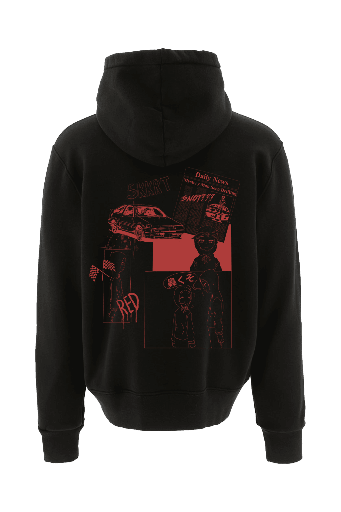 TRACK HEAVY HOODIE - TRACK HEAVY HOODIE - ROSE IN GOOD FAITH