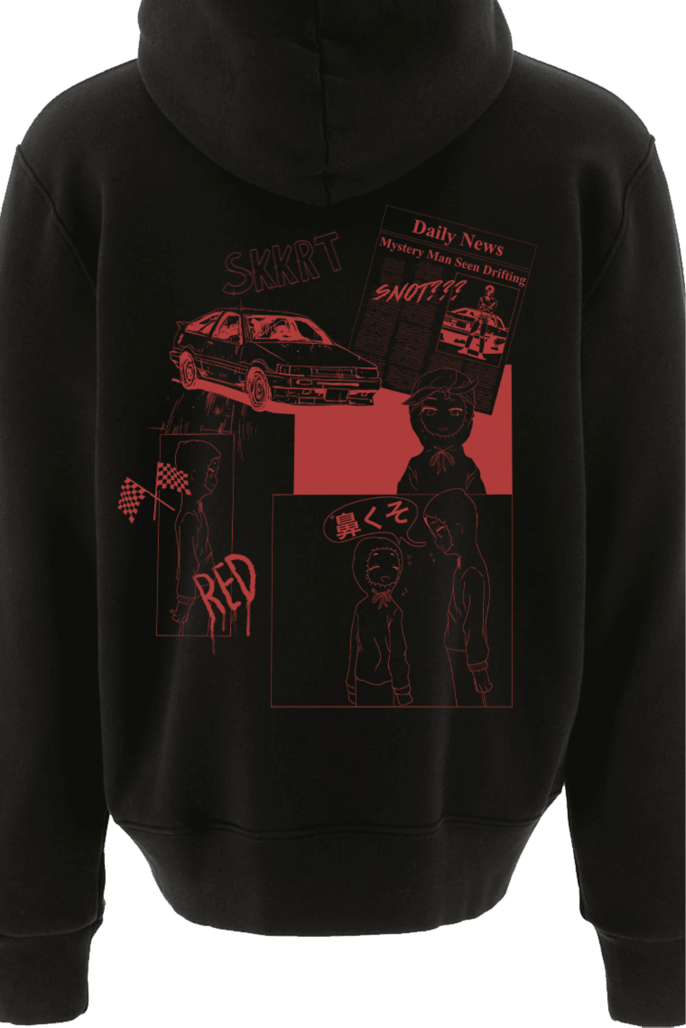 TRACK HEAVY HOODIE - TRACK HEAVY HOODIE - ROSE IN GOOD FAITH
