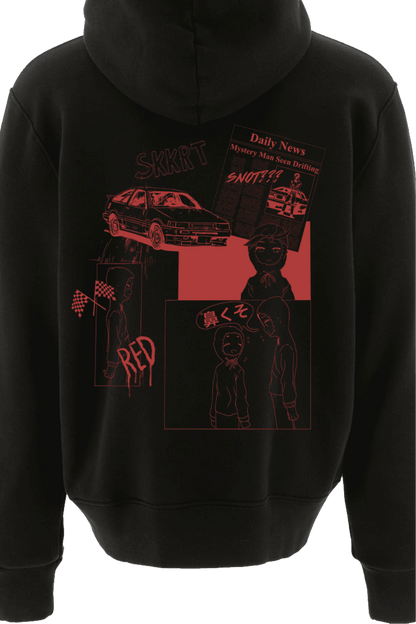 TRACK HEAVY HOODIE - TRACK HEAVY HOODIE - ROSE IN GOOD FAITH