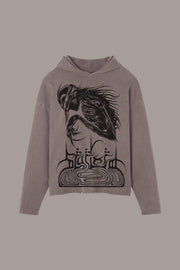 UNKNOWN PRESENCE RAW HOODIE - UNKNOWN PRESENCE RAW HOODIE - ROSE IN GOOD FAITH