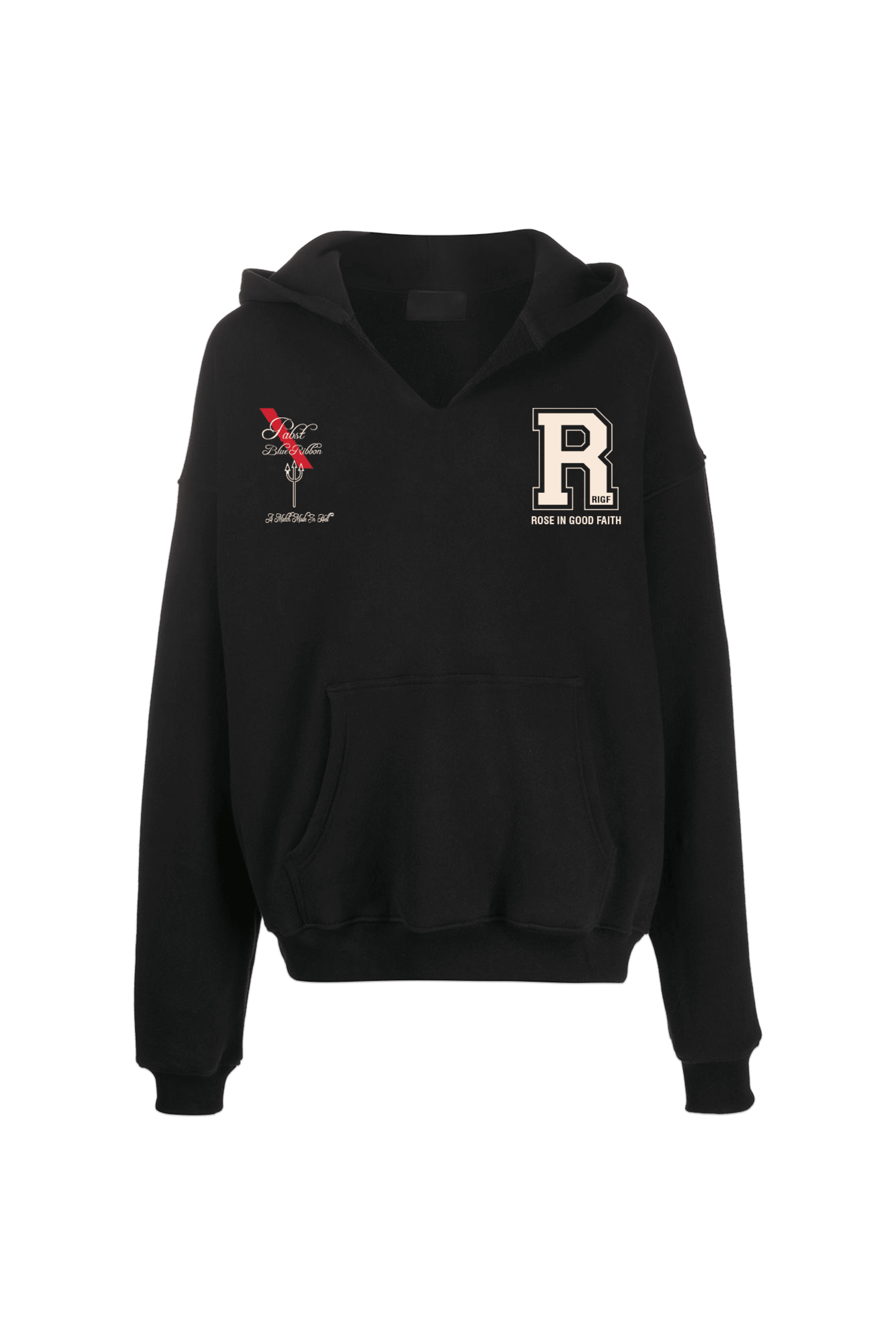 VARSITY HOODIE - VARSITY HOODIE - ROSE IN GOOD FAITH