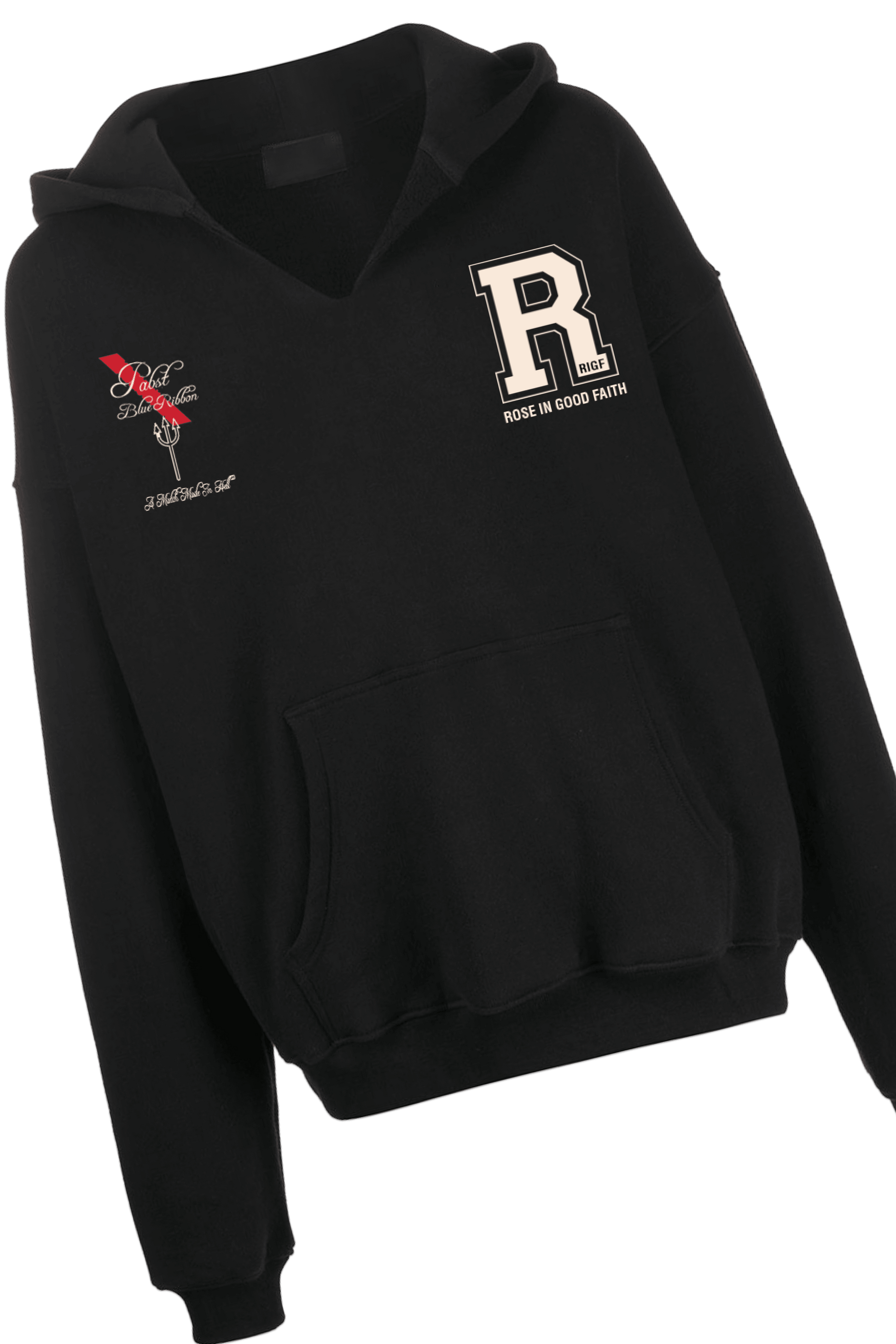 VARSITY HOODIE - VARSITY HOODIE - ROSE IN GOOD FAITH