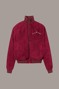 VELOUR LOUNGE JACKET - VELOUR LOUNGE JACKET - ROSE IN GOOD FAITH