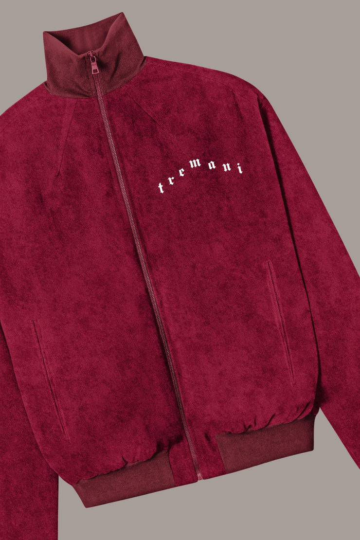 VELOUR LOUNGE JACKET - VELOUR LOUNGE JACKET - ROSE IN GOOD FAITH