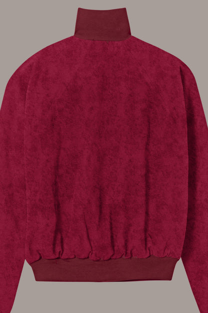 VELOUR LOUNGE JACKET - VELOUR LOUNGE JACKET - ROSE IN GOOD FAITH