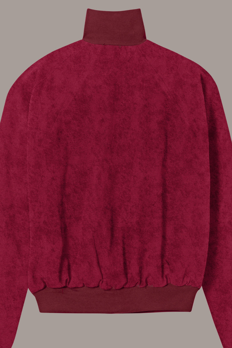 VELOUR LOUNGE JACKET - VELOUR LOUNGE JACKET - ROSE IN GOOD FAITH