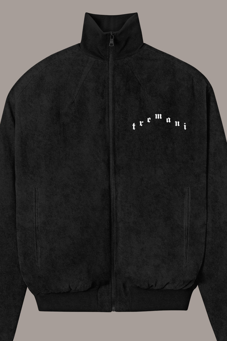 VELOUR TRACK JACKET - VELOUR TRACK JACKET - ROSE IN GOOD FAITH
