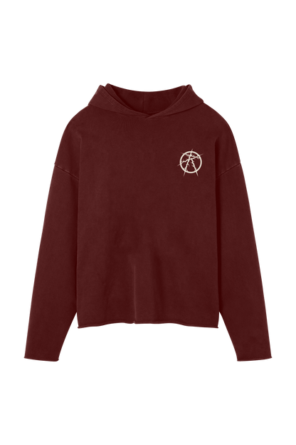 WICCA RAW RARE-RED HOODIE - WICCA RAW RARE-RED HOODIE - ROSE IN GOOD FAITH