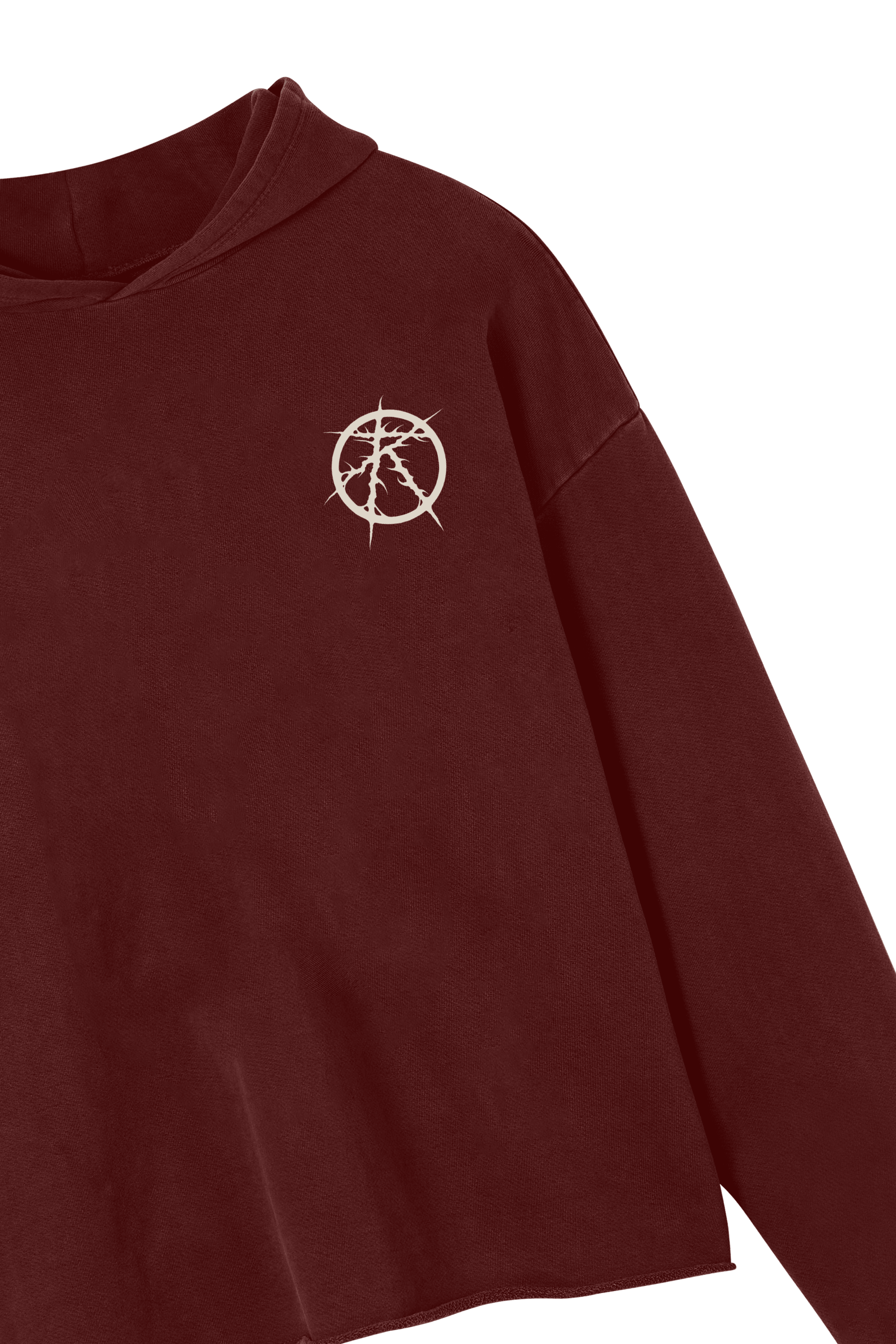 WICCA RAW RARE-RED HOODIE - WICCA RAW RARE-RED HOODIE - ROSE IN GOOD FAITH