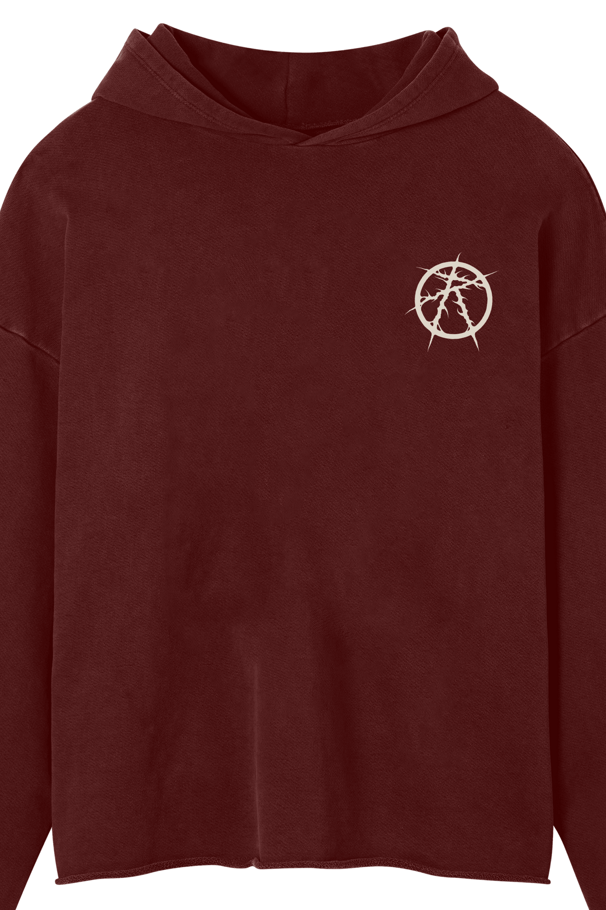 WICCA RAW RARE-RED HOODIE - WICCA RAW RARE-RED HOODIE - ROSE IN GOOD FAITH