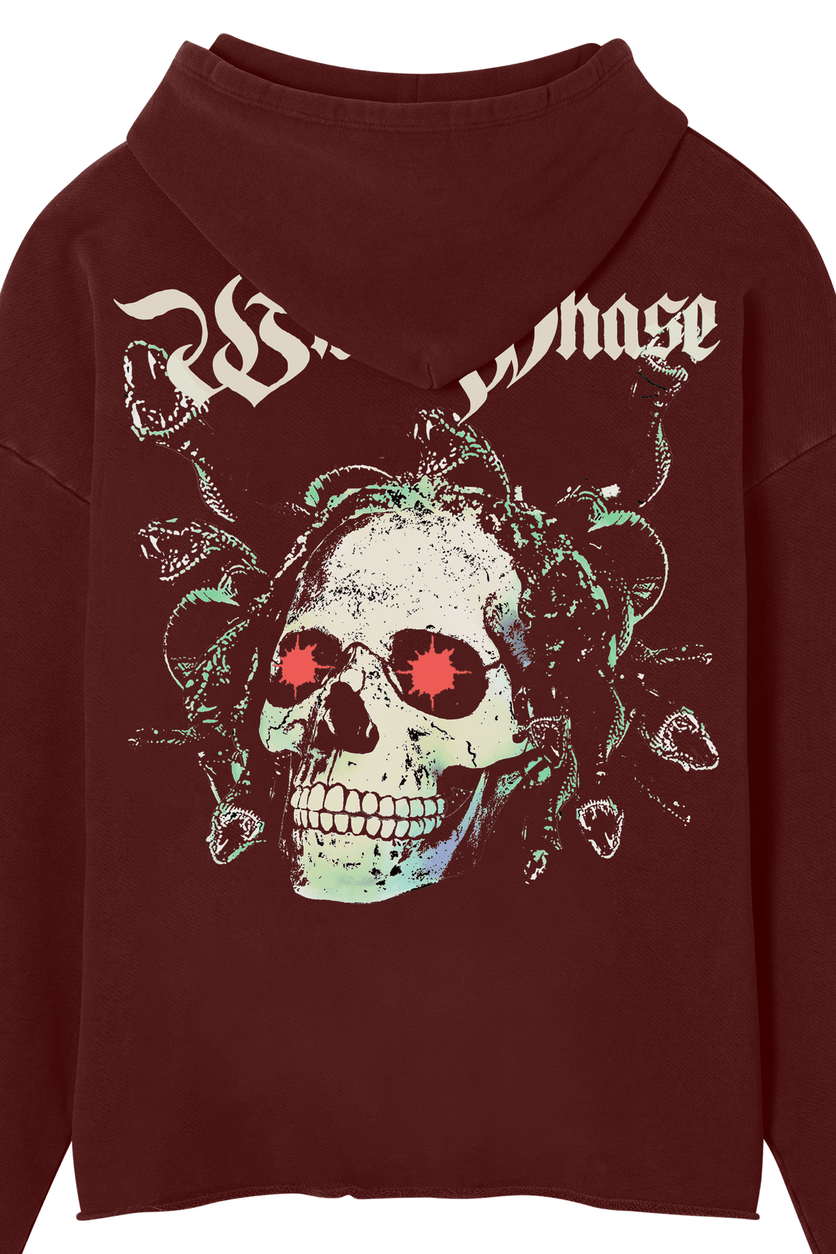 WICCA RAW RARE-RED HOODIE - WICCA RAW RARE-RED HOODIE - ROSE IN GOOD FAITH